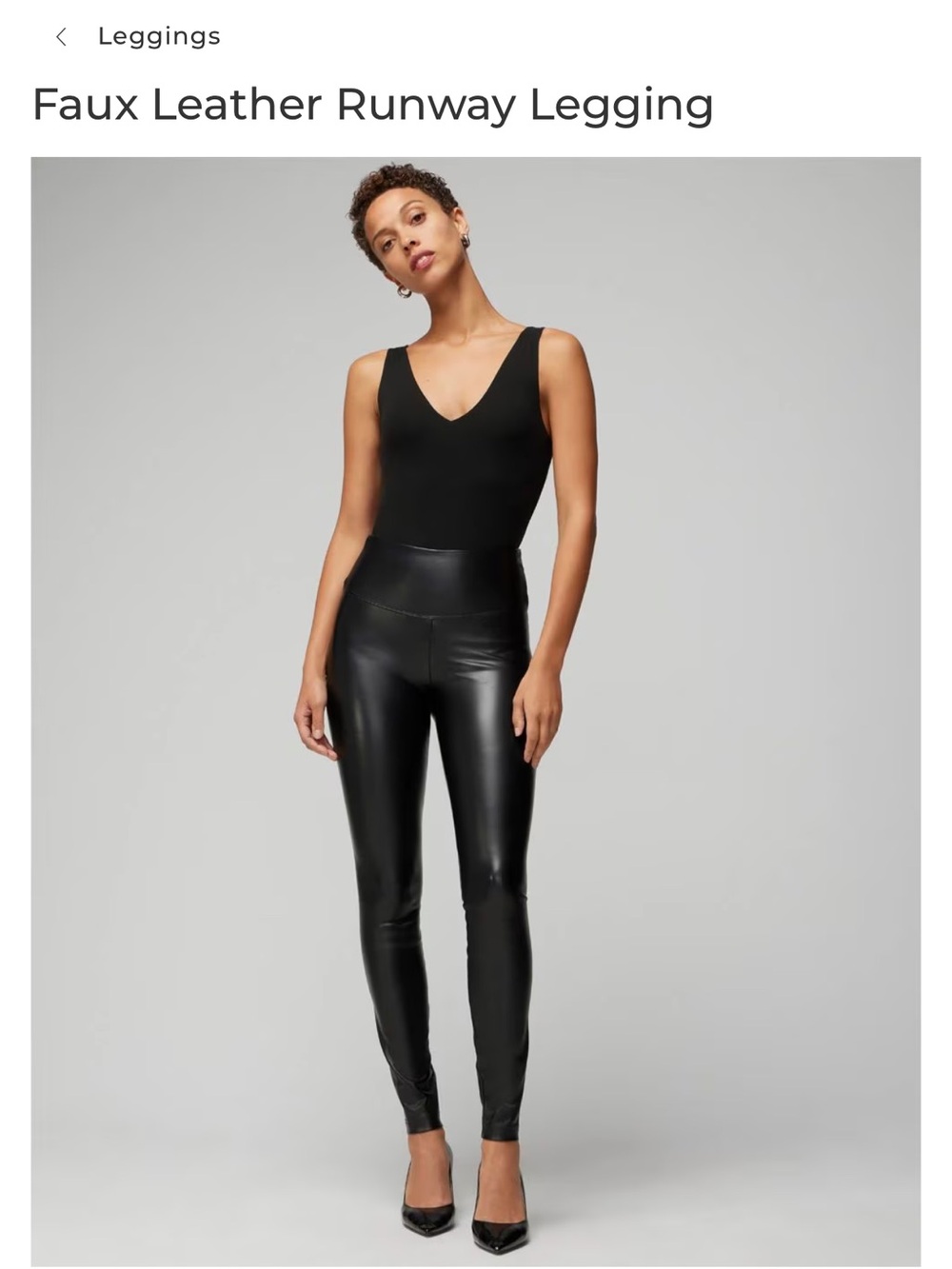 Faux Leather Leggings